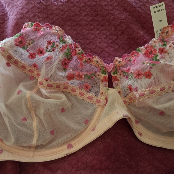 Victoria's Secret Dream Angels Pink Floral Bra - Picture 2 of 6